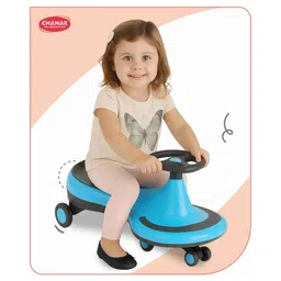 Aditi Toys Kids RideOn Car with 360° Rotating Wheels, Smooth Turning System, Motion-Powered Fun, & Silent PU Wheels Durable Design, 100kg Load Capacity, Perfect for Indoor/Outdoor Play Above 3+ age (Blue)-picture-19