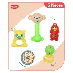 Aditi Toys Rattles in a Bag Set of 5 - Multicolour-picture-22