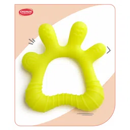 Aditi Toys Soft Silicone Teether Non-Toxic BPA Free Teething Toy for Babies with Textured Surface for Soothing Gums, 100% Food Grade Hand Finger Shape Teether for Babies. (Colors As Per Availability)-picture-13