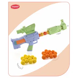 Aditi Toys Space Explorer Pneumatic Gun Include 12 Orange & 12 Yellow Soft Foam Ball, for Indoor Outdoor Use Safe For Boys Girls, Above 5+ Age, BIS Approved. (Green)-picture-13