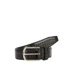 Aditi Wasan Black Leather Waist Belt for Men-picture-36