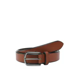 Aditi Wasan Brown Leather Waist Belt for Men-picture-18
