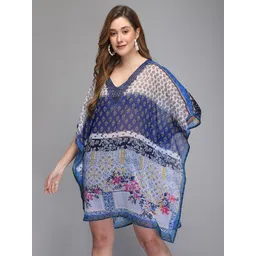 Aditi Wasan Ethnic Motifs Printed Kaftan Dress-picture-22