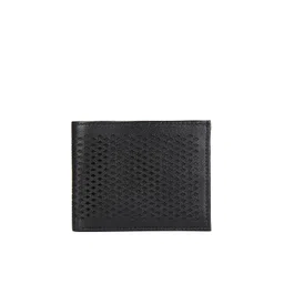 Aditi Wasan Unisex Black Leather Two Fold Wallet-picture-13