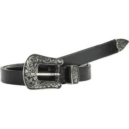 aditi wasan Women Evening, Party, Casual Black Genuine Leather Belt-picture-12