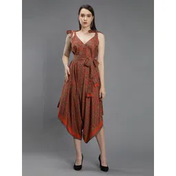 Aditi Wasan Women Printed Culotte Jumpsuit-picture-21