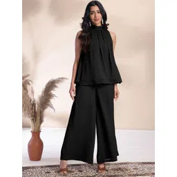 Aditi Wasan Woven Design Pure Cotton Tunic With Trousers Co-Ords-picture-32