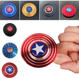 aditre stationery emporium Caption America Shield Fidget Spinner Ultra Speed Metal Wind Spinner Toy-picture-22