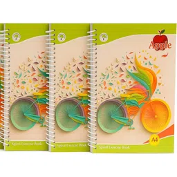 aditya and krishna copy Cheapest pack of 3 Spiral Notebook(500pages) A4 Notebook Rulled 500 Pages-picture-23