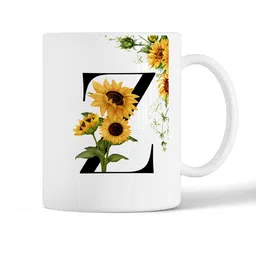 adive agencies Stylish Alphabet Z Printed Coffee | 325 ml White Ceramic Cup Ceramic Coffee Mug-picture-11