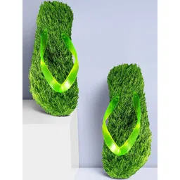 ADJ Men Green Flip Flops-picture-42