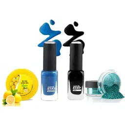 adjd NAIL POLISH SUPER STAY , MULTI USE GLITTER EYE SHADOW POWDER WITH NAIL PAINT REMOVER-picture-32