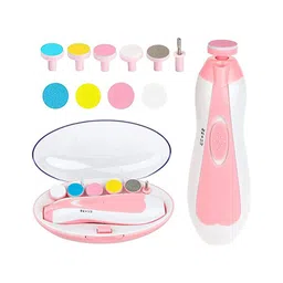 ADKD Baby Electric Nail Trimmer with 6 attachment and LED Light (Color May Vary)-picture-18