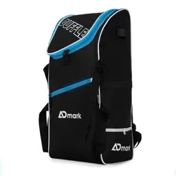 admark Cricket Kit Bag, blue /black heavy duty with single bat pocket kids 12-16 year-picture-14