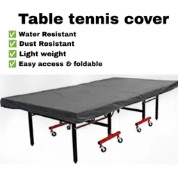 admark Table Tennis Cover for Indoor and Outdoor Use, Large Size in Gray & Black Colour Table Cover Free Size-picture-24