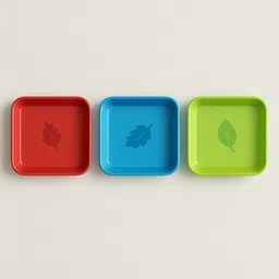 admonition Rectangle Colorful Nasta Plates Dinner Plate-picture-27