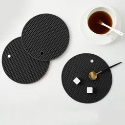 admonition Silicone Trivets for Hot Pots and Pans Kitchen Insulation Anti-Slip Coasters Dining Mat finish Silicone Trivet-picture-6