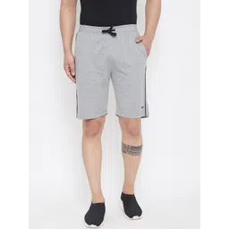 Adobe Men Grey Solid Regular Fit Sports Shorts-picture-40