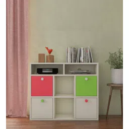 adona Lorena Kids Storage Cabinet in Pink & Green Colour-picture-28
