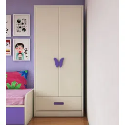 adona Palencia 2 Door Wardrobe with Butterfly Handles in Lavender Purple Colour-picture-13