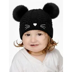 Adorazone Kids Woollen Beanie with Earflap-picture-36