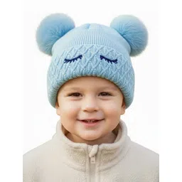 Adorazone Unisex Kids Woollen Beanie-picture-35