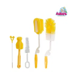 Adore Baby Bottle Cleaning Brush Kit Pack of 5 - ( Colour May Vary )-picture-13