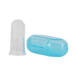 Adore Baby Fingerbrush with Safety Storage Case - White Blue-image-31