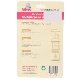 Adore Baby Multipurpose Safety Lock Pack Of 2 White - 16 cm image 3