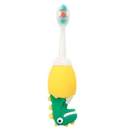 Adore Cute Dino Kids Toothbrush with Nano Bristles- Multicolor-image-47