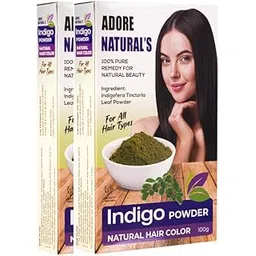 Adore Naturals 100% Pure Indigo Powder | Natural Hair Color for all hair types | Pack of 2-picture-10