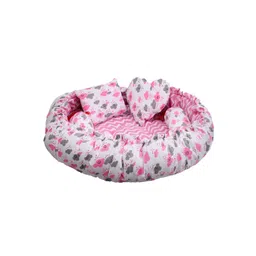 ADORE STUFF Kids Set of 5 Printed Mattress Mosquito Net Pure Cotton New Born Baby Bed Sets-image-44