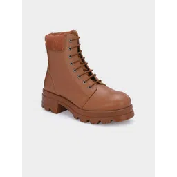 ADORLY Women Block Heel Casual Hiking Boots-picture-22