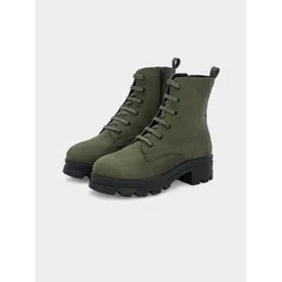 ADORLY Women Lace-Ups Chunky Boots-picture-23