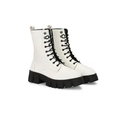 ADORLY Women Lace-Ups Platform Chunky Boots-picture-15