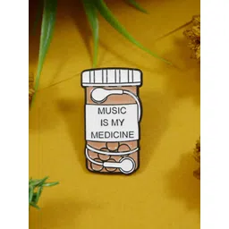 ADORN Multicoloured Plated Metal Brooch-picture-10