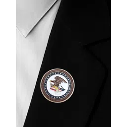 ADORN Multicoloured Plated Metal Brooch image 4