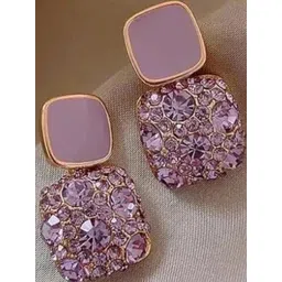 adornity Silver Planets Women Black Earrings-picture-19