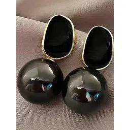Adornity Women Black Earrings-picture-10