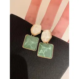 Adornity Women Green Earrings-picture-32