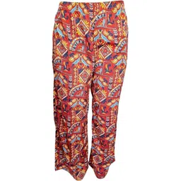 adrijafashion Women Relaxed Multicolor Cotton Blend Trousers-picture-11