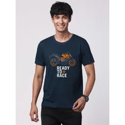 ADRO Men Graphic Printed Round Neck Cotton T-shirt-picture-36