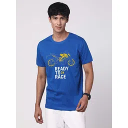 ADRO Men Graphic Printed Round Neck Cotton T-shirt-picture-38