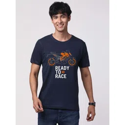 ADRO Men Graphic Printed Round Neck Cotton T-shirt-picture-39