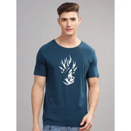 ADRO Men Printed Raw Edge T-shirt-picture-28