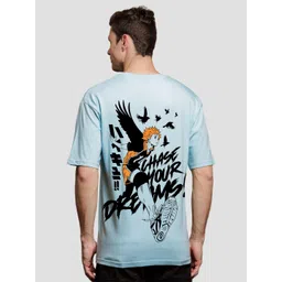 ADRO Men Printed Raw Edge T-shirt-picture-32