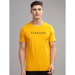 ADRO Men Typography Applique T-shirt-picture-12