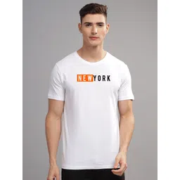 ADRO Men Typography Printed Applique T-shirt-picture-32