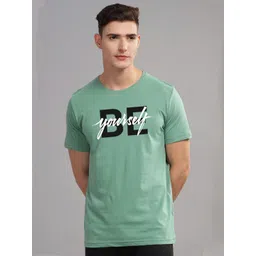 ADRO Men Typography Printed Applique T-shirt-picture-33