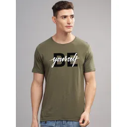 ADRO Men Typography Printed Applique T-shirt-picture-38